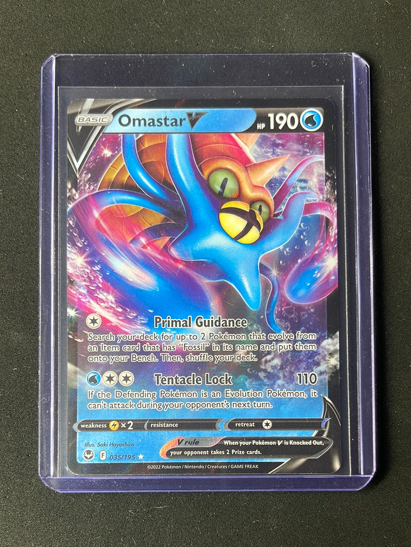 Pokemon TCG Silver Tempest Omastar V 35/195