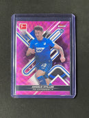 2021-22 Topps Finest Bundesliga Angelo Stiller Pink Wave Refractor 160/300