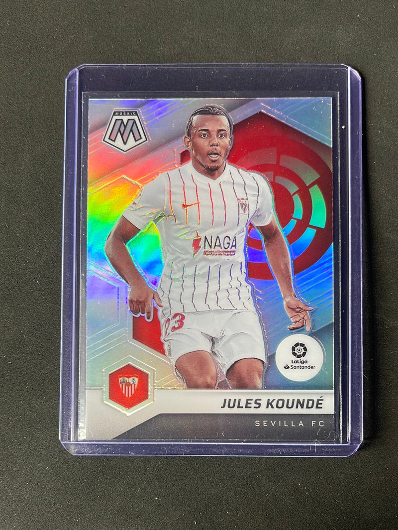 2021-22 Panini Mosaic La Liga Jules Kounde Silver