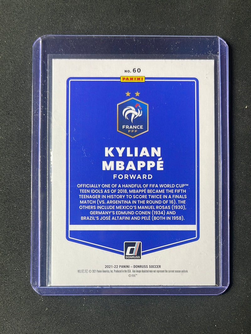 2021-22 Panini Donruss Road To Qatar Kylian Mbappe