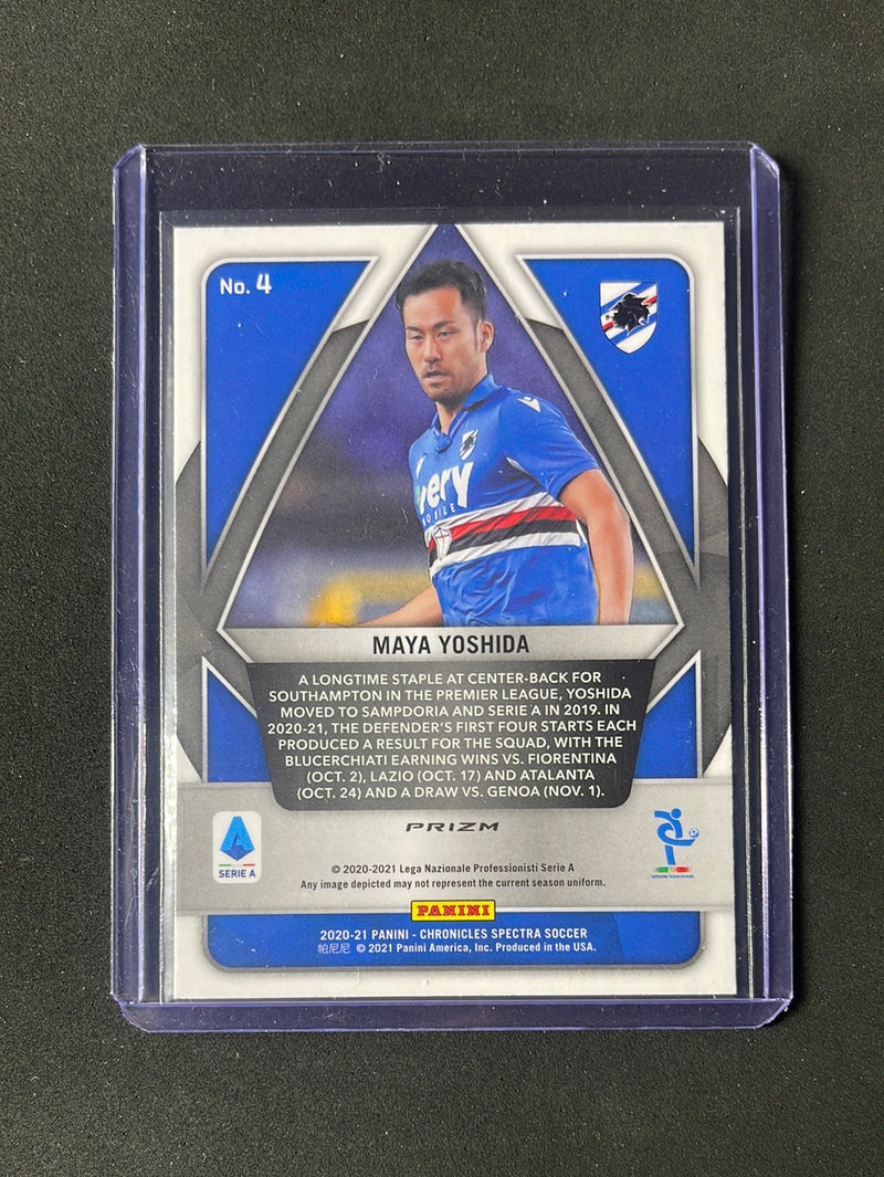 2020-21 Panini Chronicles Maya Yoshida Spectra Serie A Silver Circles