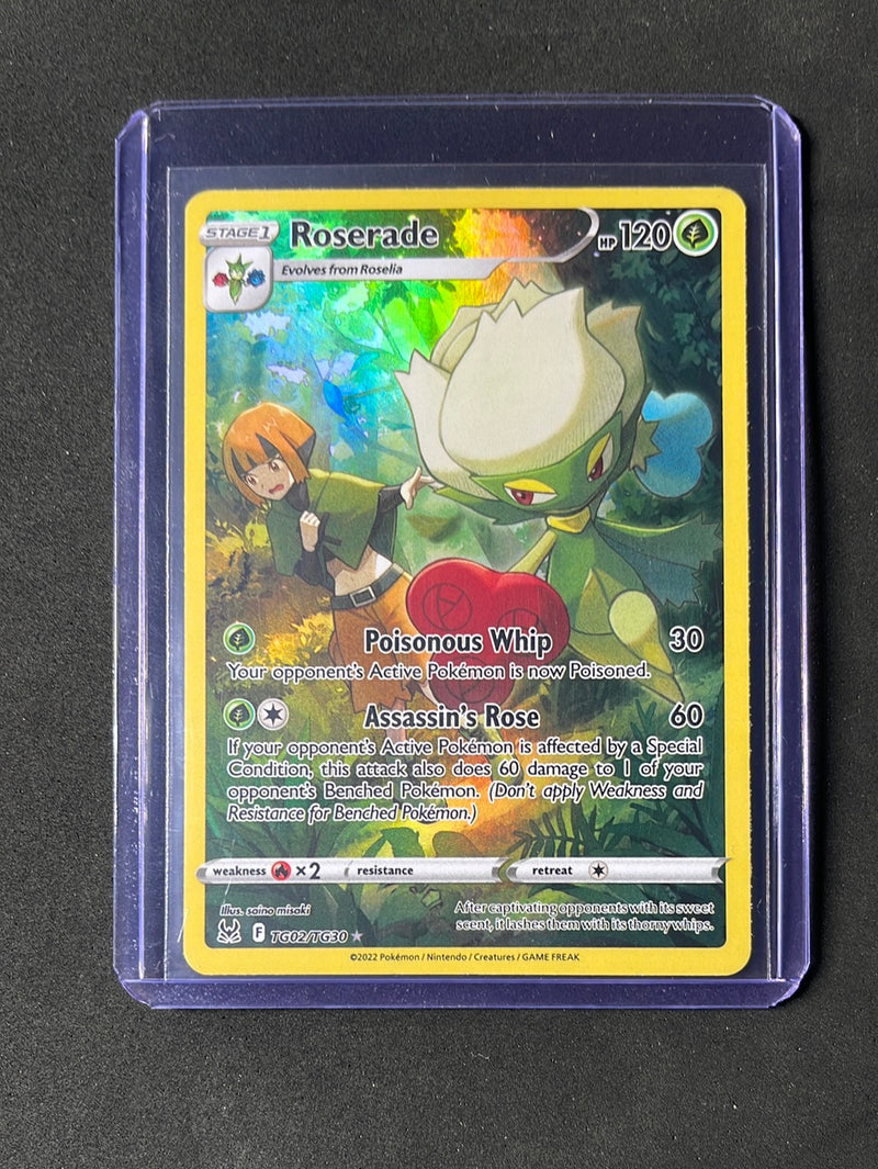 Pokemon TCG Lost Origin Roserade Trainer Gallery TG02/TG30