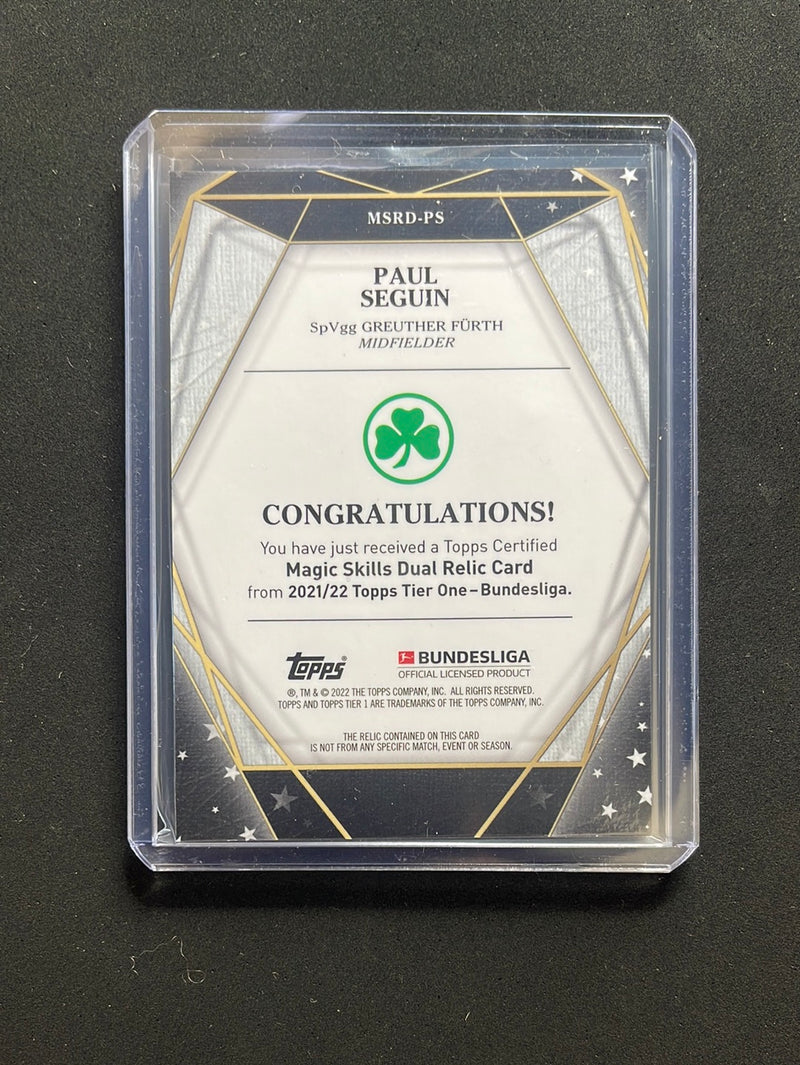 2021-22 Topps Tier One Bundesliga Paul Seguin Magic Skills 16/25