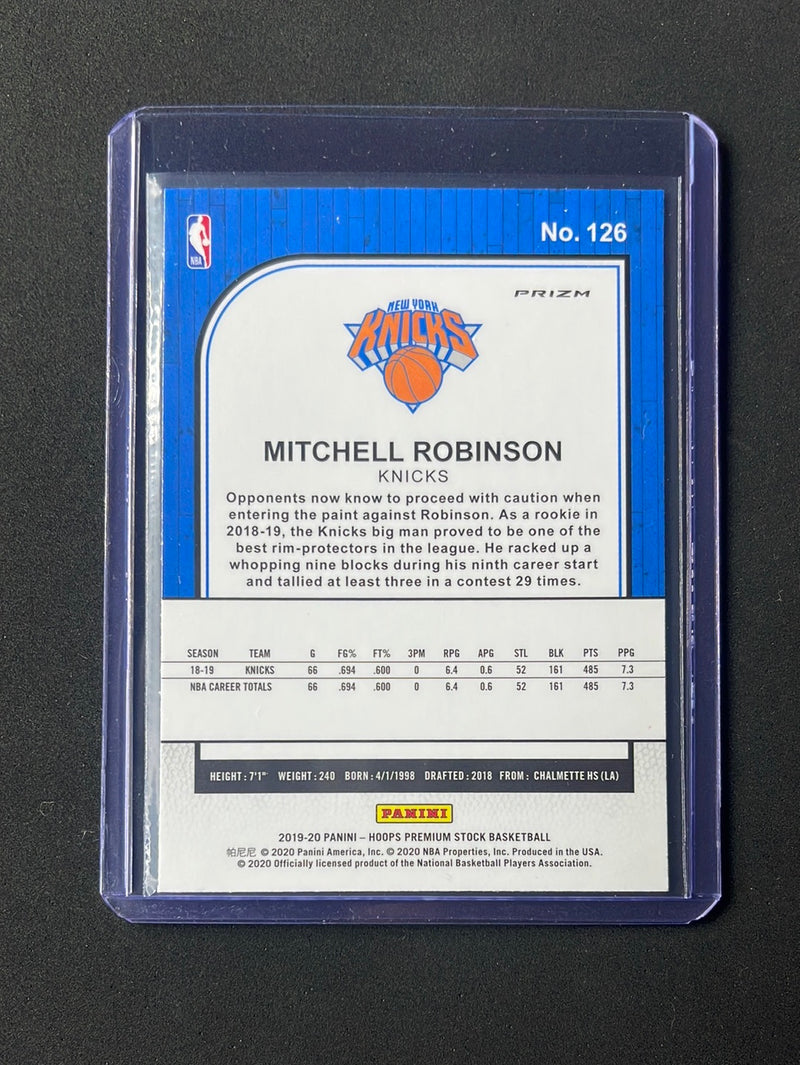 2019-20 Hoops Premium Mitchell Robinson Flash