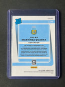 2021-22 Panini Donruss Road To Qatar Lucas Martinez Quarta Optic Silver