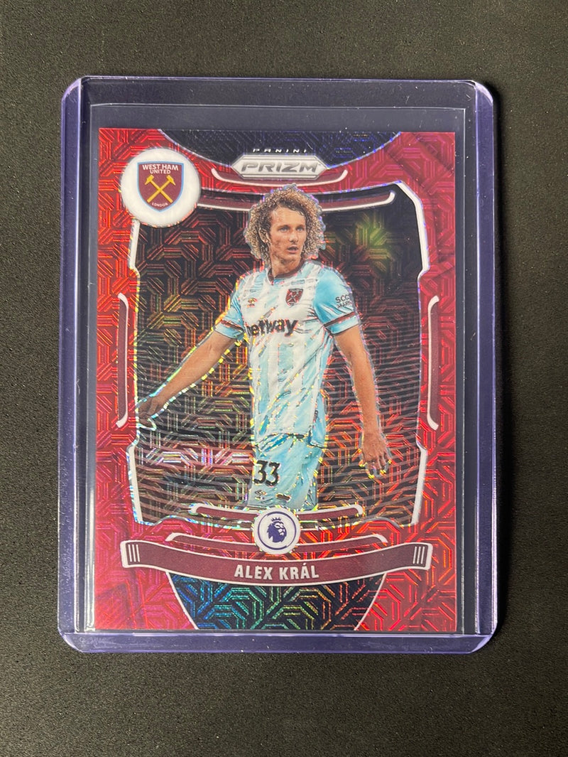 2021-22 Panini Prizm Premier League Alex Kral Red Mojo 87/159