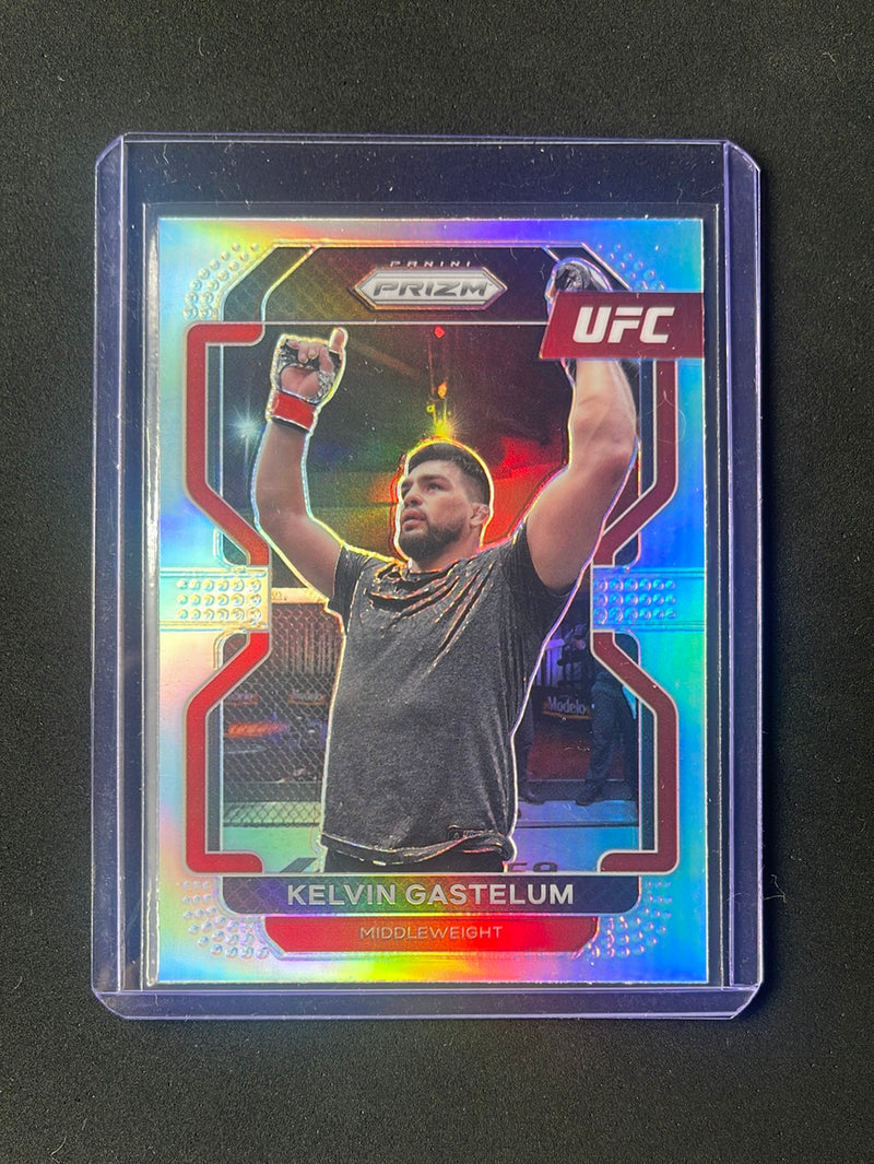 2022 Panini Prizm UFC Kelvin Gastelum Silver