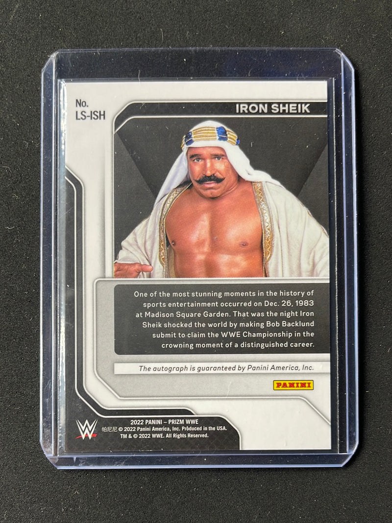 2022 Prizm WWE Iron Sheik Legendary Signatures