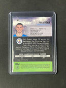 2021-22 Topps Stadium Club Chrome UEFA Champions League Phil Foden Night Vision Prism Refractor 175/175