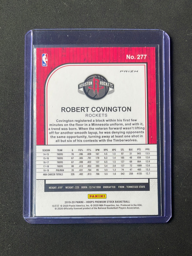 2019-20 Hoops Premium Robert Covington Green