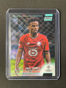 2021-22 Topps Stadium Club Chrome UEFA Champions League Angel Gomes Aqua Wave Refractor 99/250