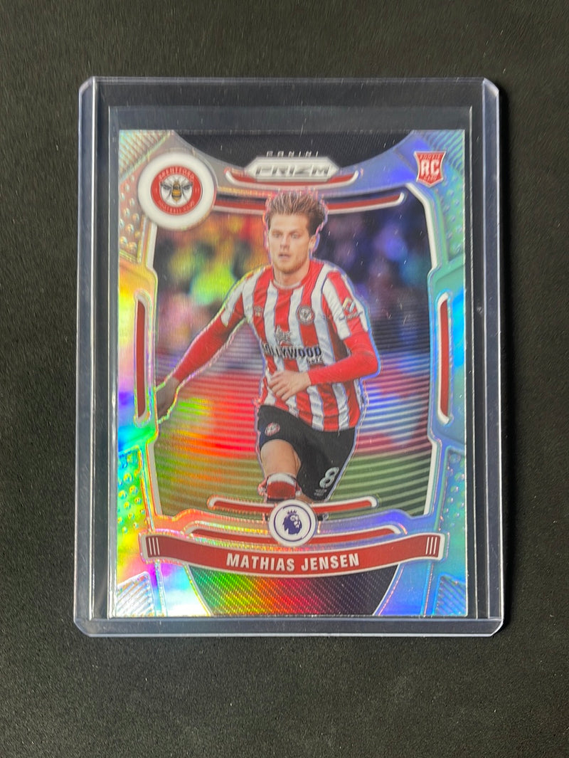 2021-22 Prizm Premier League Mathias Jensen Silver