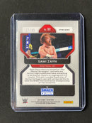 2022 Prizm WWE Sami Zayn Orange Prizm 37/99