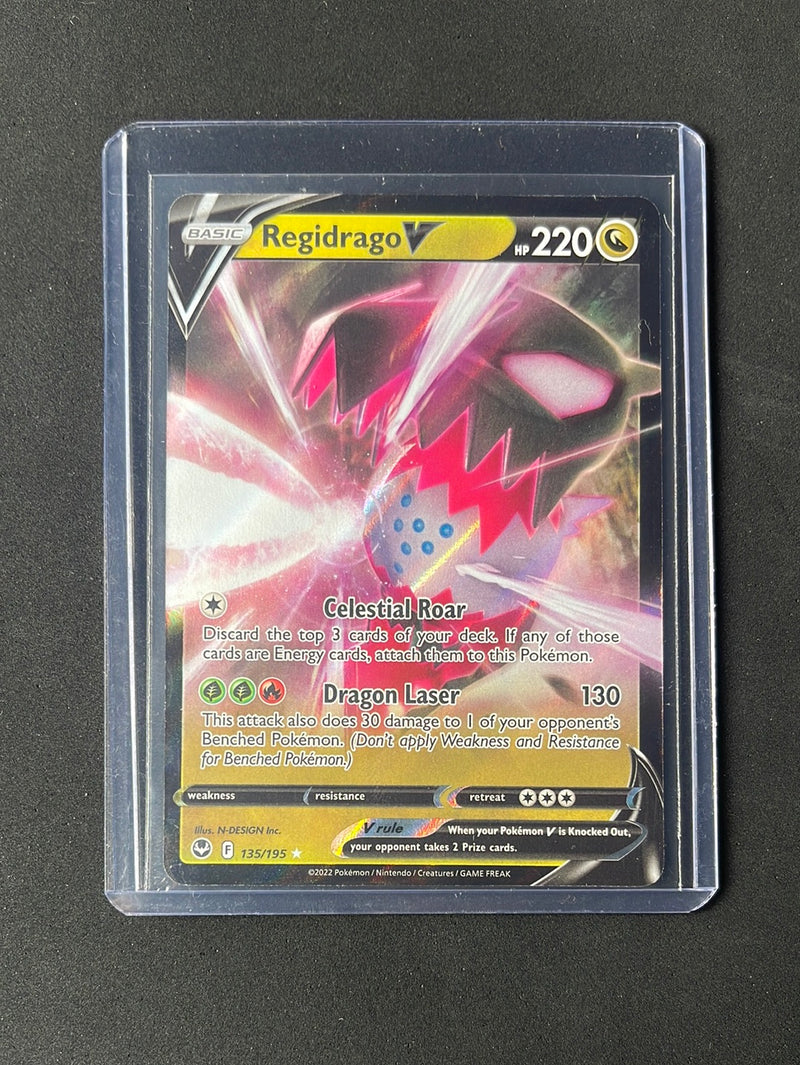 Pokemon TCG Silver Tempest Regidrago V 135/195 Pokemon TCG Silver Tempest Regidrago V 135/195