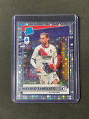 2020-21 Panini Chronicles Niccolo Zanellato Donruss Rated Rookies Serie A Blue Circles