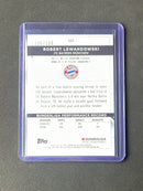 2021-22 Topps Finest Bundesliga Robert Lewandowski Pink Wave Refractor 155/300