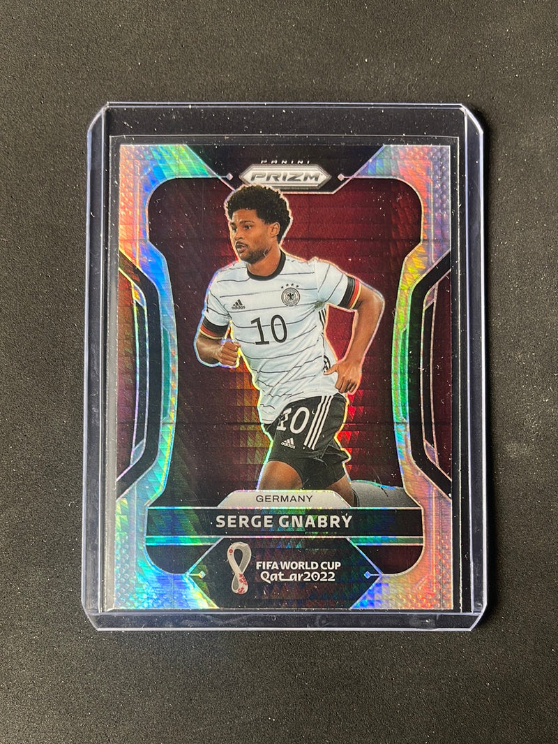 2022 Panini Prizm FIFA World Cup Qatar Serge Gnabry Hyper Prizm