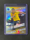 2018-19 Topps Chrome Premier League Raul Jimenez New Signings Gold 3/50