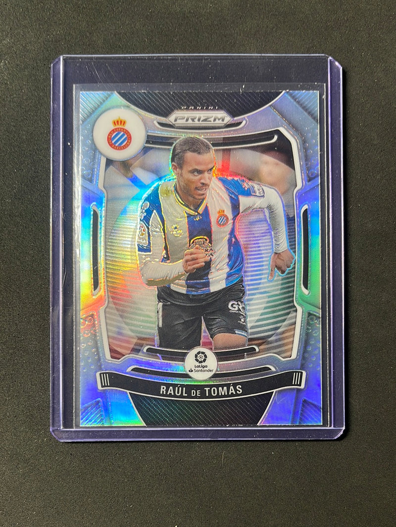 2021-22 Panini Chronicles Soccer Raul De Tomas Prizm La Liga Silver