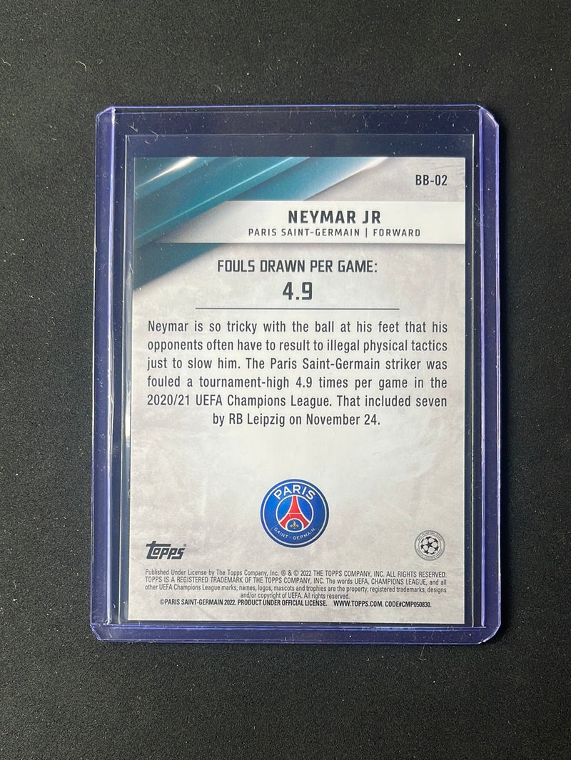 2021-22 Topps UEFA Champions League Neymar Jr Best Of The Best