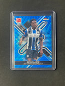 2021-22 Topps Finest Bundesliga Bryan Lasme Blue Wave Refractor 149/150
