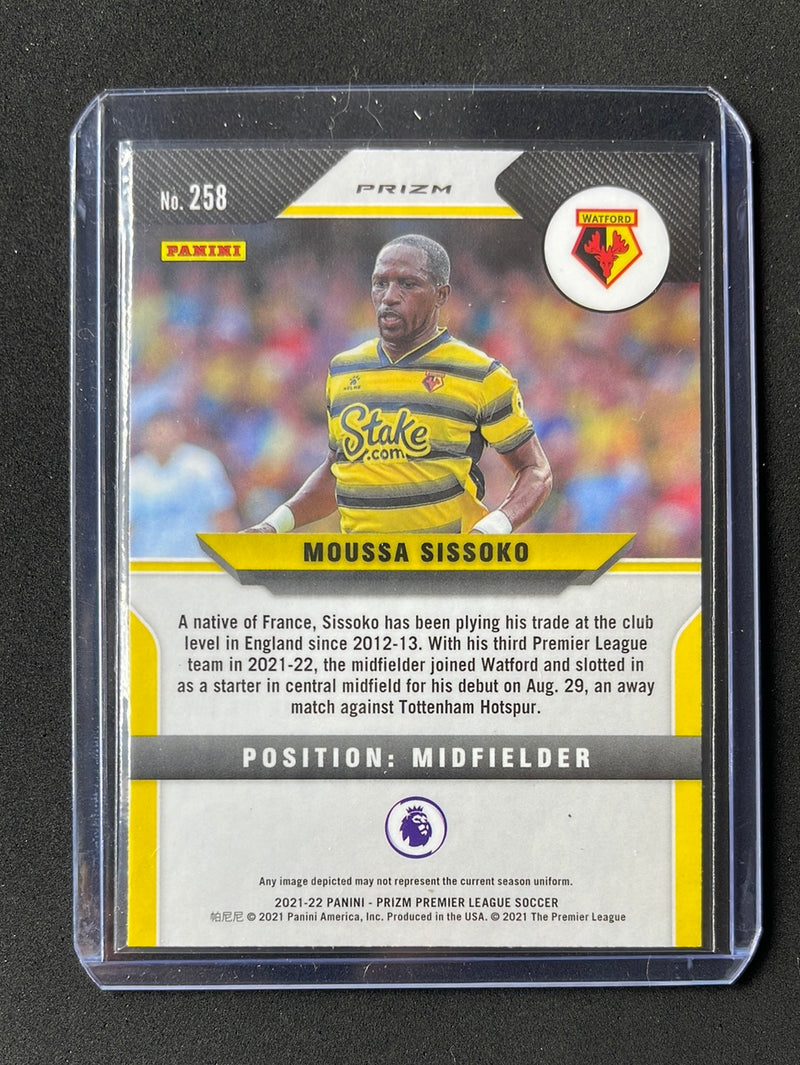 2021-22 Prizm Premier League Moussa Sissoko Silver