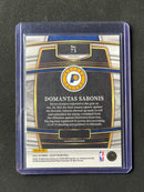 2021-22 Panini Select Domantas Sabonis Concourse Blue Prizm