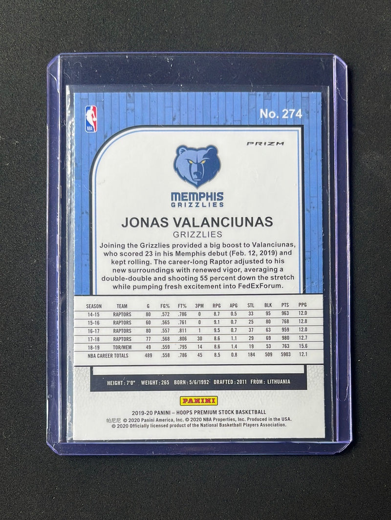 2019-20 Hoops Premium Jonas Valanciunas Flash