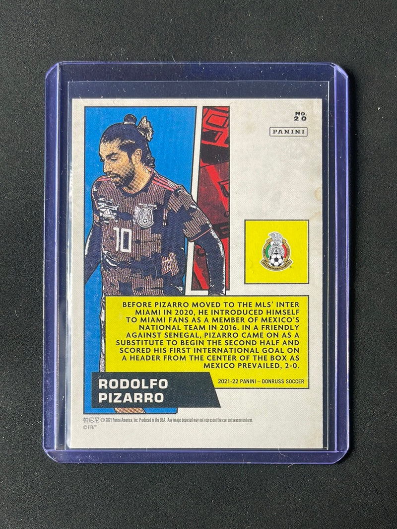 2021-22 Panini Donruss Road To Qatar Rodolfo Pizarro Net Marvels Press Proof