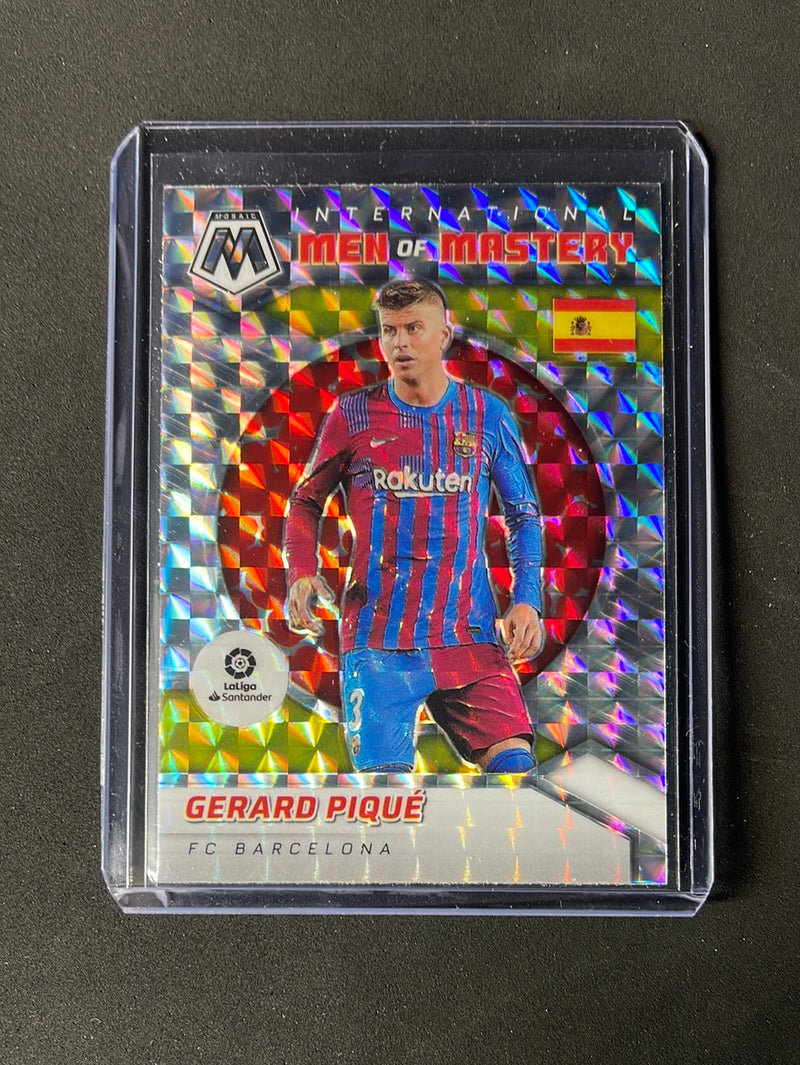 2021-22 Panini Mosaic La Liga Gerard Pique Men Of Mastery