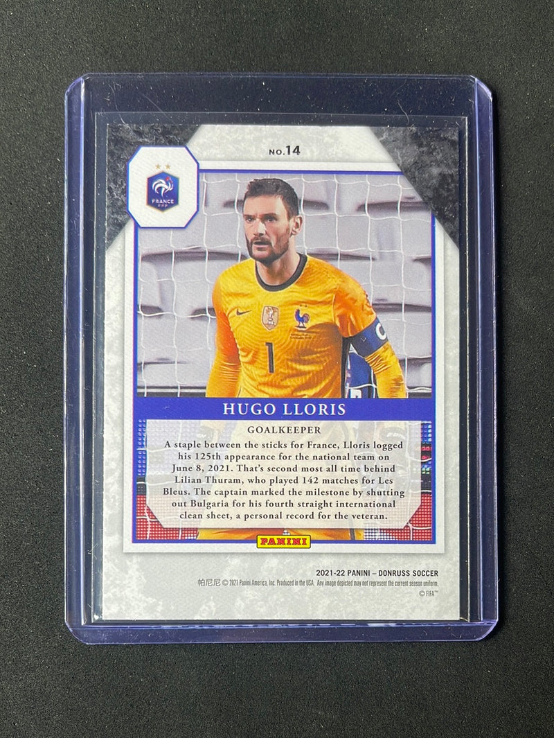 2021-22 Panini Donruss Road To Qatar Hugo Lloris Elite Series