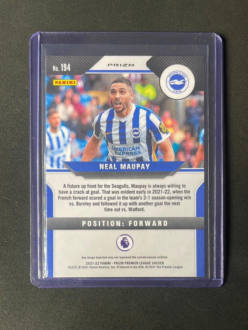 2021-22 Panini Prizm Premier League Neal Maupay Multicolor