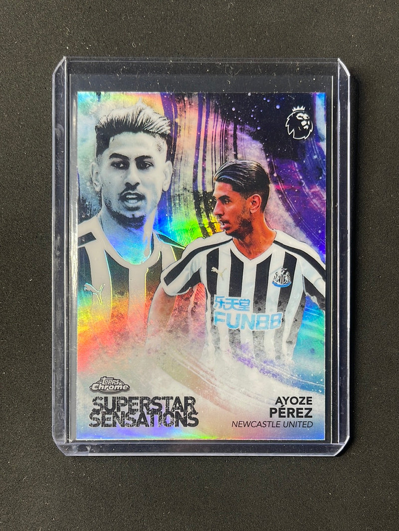 2018-19 Topps Chrome Premier League Ayoze Perez Superstar Sensations