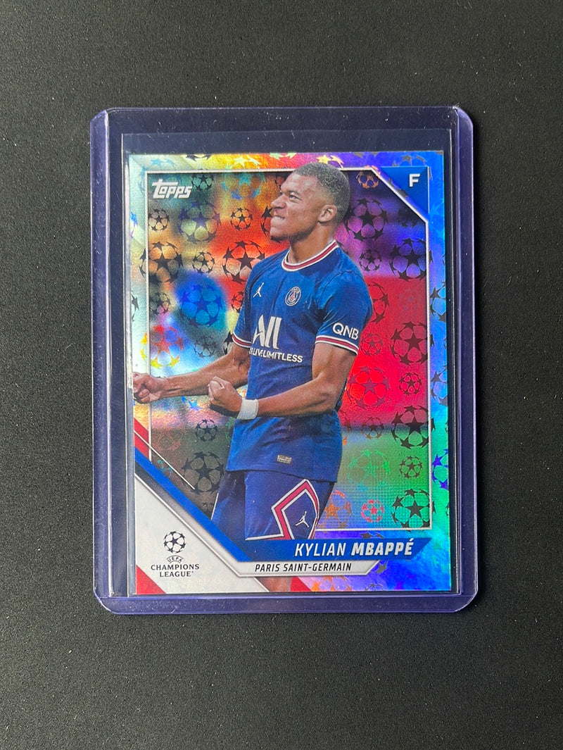 2021-22 Topps UEFA Champions League Kylian Mbappe Starball