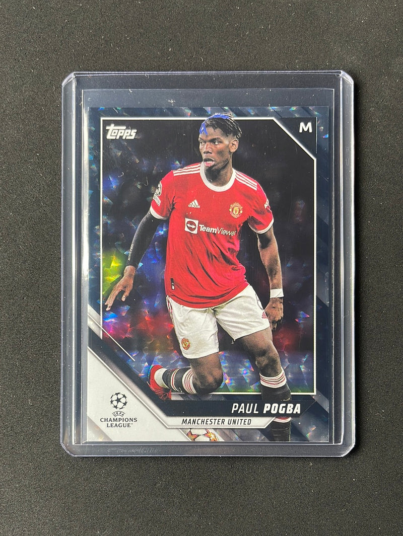 2021-22 Topps UEFA Champions League Paul Pogba Icy Black 5/10