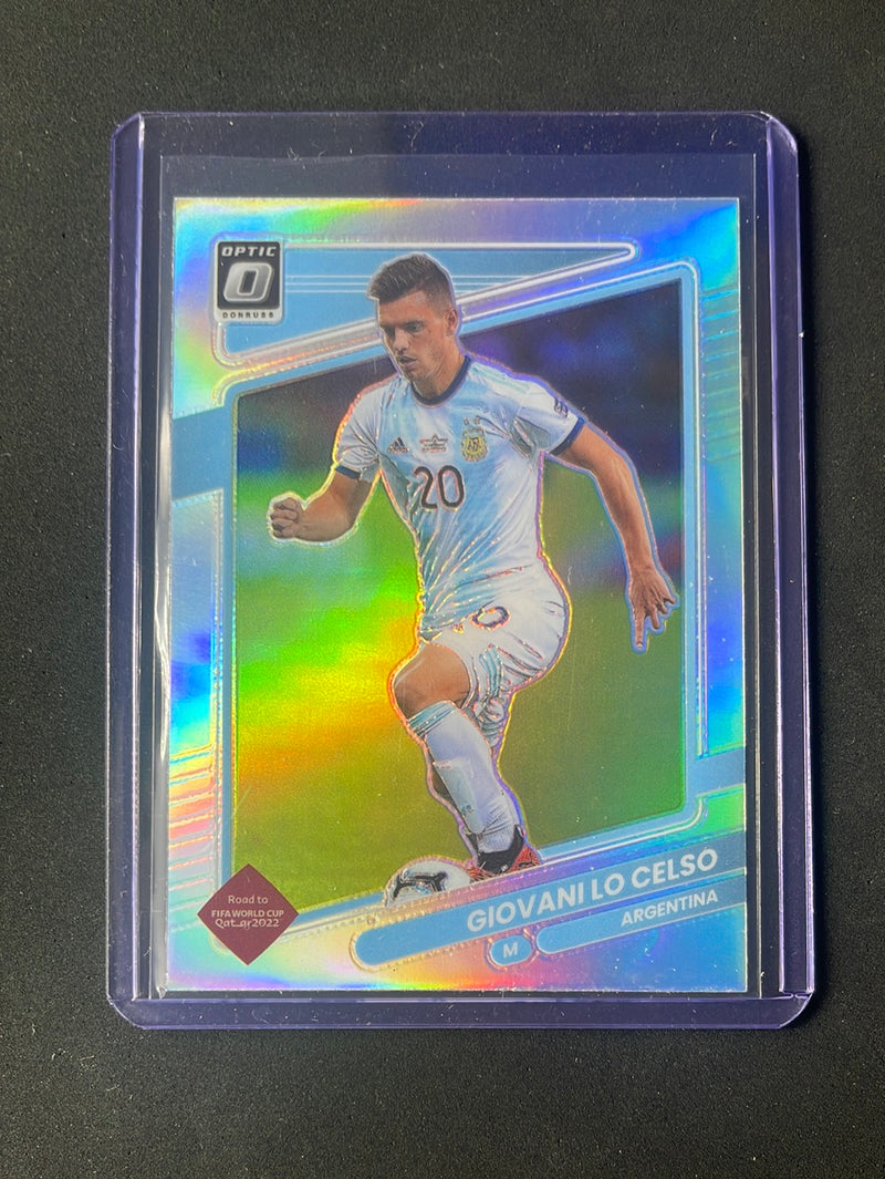 2021-22 Panini Donruss Road To Qatar Giovani Lo Celso Optic Silver