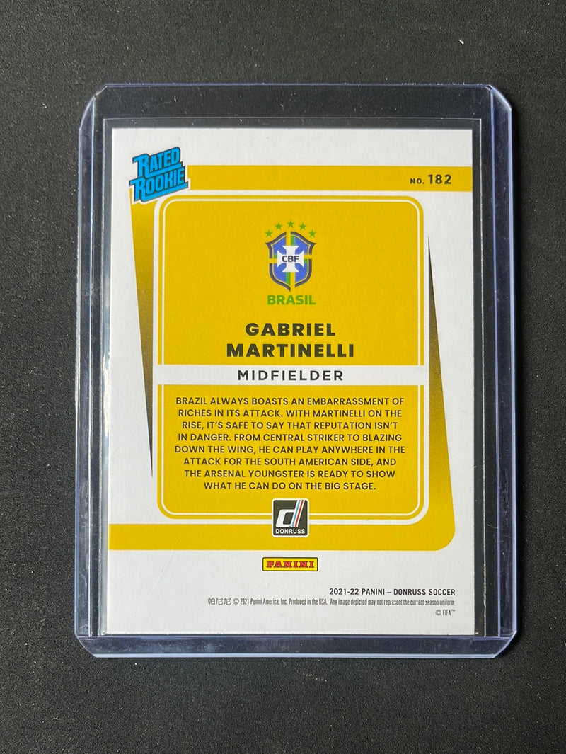 2021-22 Panini Donruss Road To Qatar Gabriel Martinelli