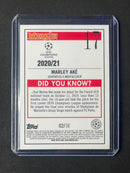 2020-21 Topps Merlin Chrome UEFA Champions League Marley Ake Red Refractor 2/10