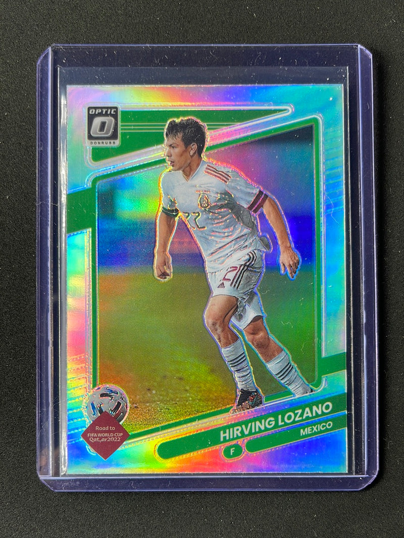 2021-22 Panini Donruss Road To Qatar Hirving Lozano Optic Silver