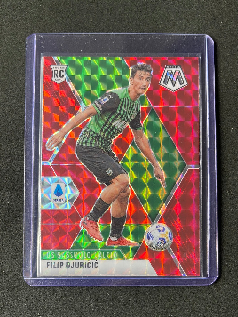 2020-21 Panini Mosaic Serie A Filip Djuricic Red