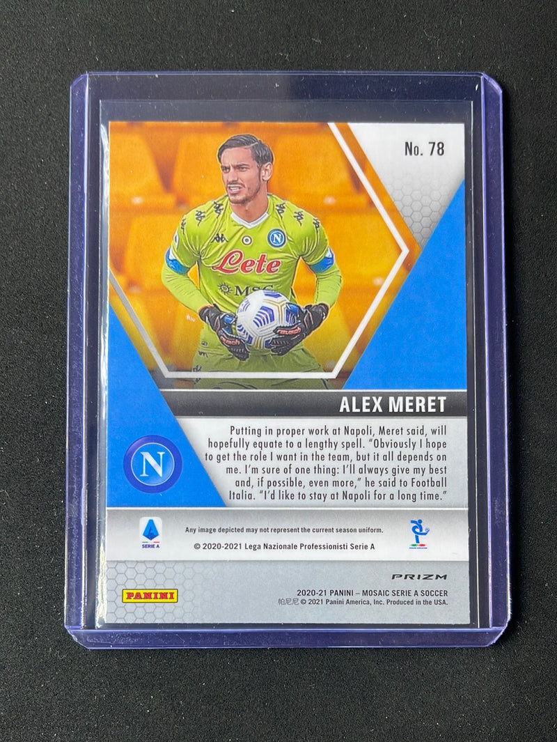 2020-21 Panini Mosaic Serie A Alex Meret Silver