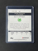 2021-22 Topps Finest Bundesliga Aster Vranckx Yellow Refractor 135/350