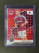 2021-22 Panini Mosaic EPL Tomas Soucek Red Mosaic