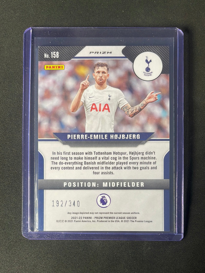 2021-22 Panini Prizm Premier League Pierre-Emile Hojberg Blue 192/340