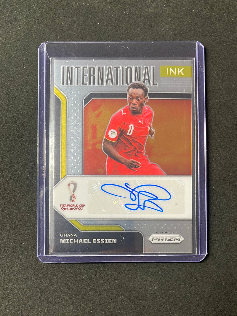 2022 Panini Prizm FIFA World Cup Qatar Michael Essien International Ink