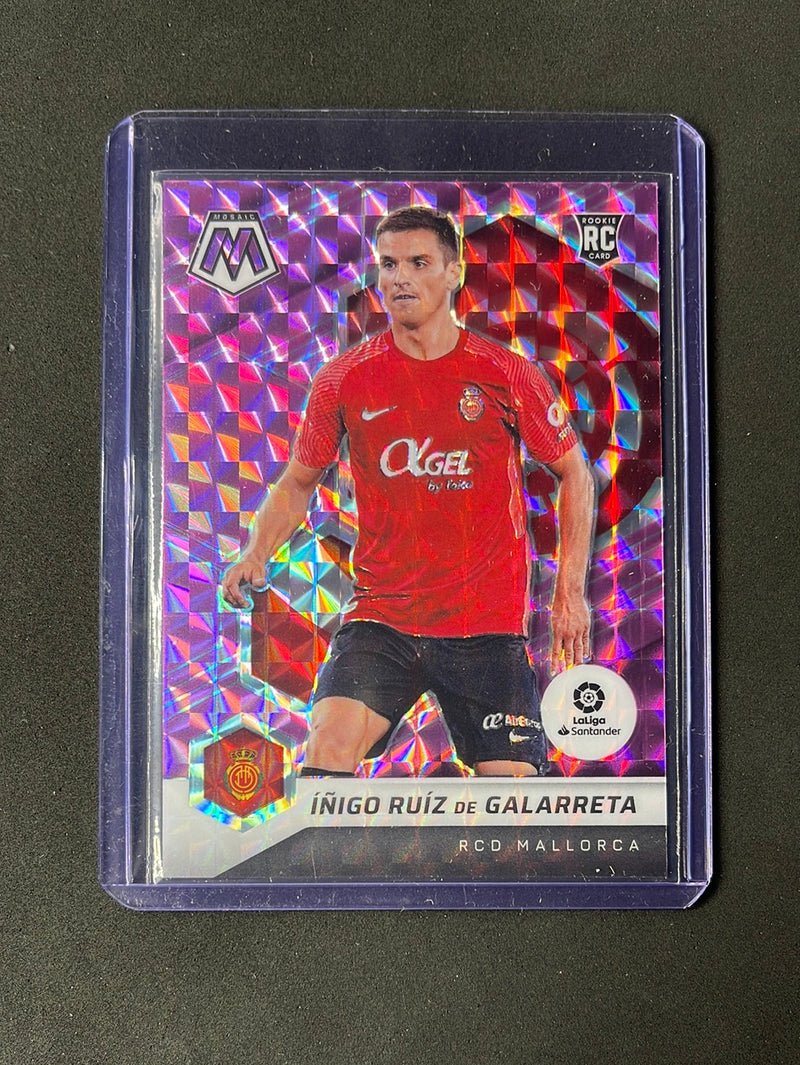 2021-22 Panini Mosaic La Liga Inigo Ruiz De Galarreta Purple Mosaic 23/49