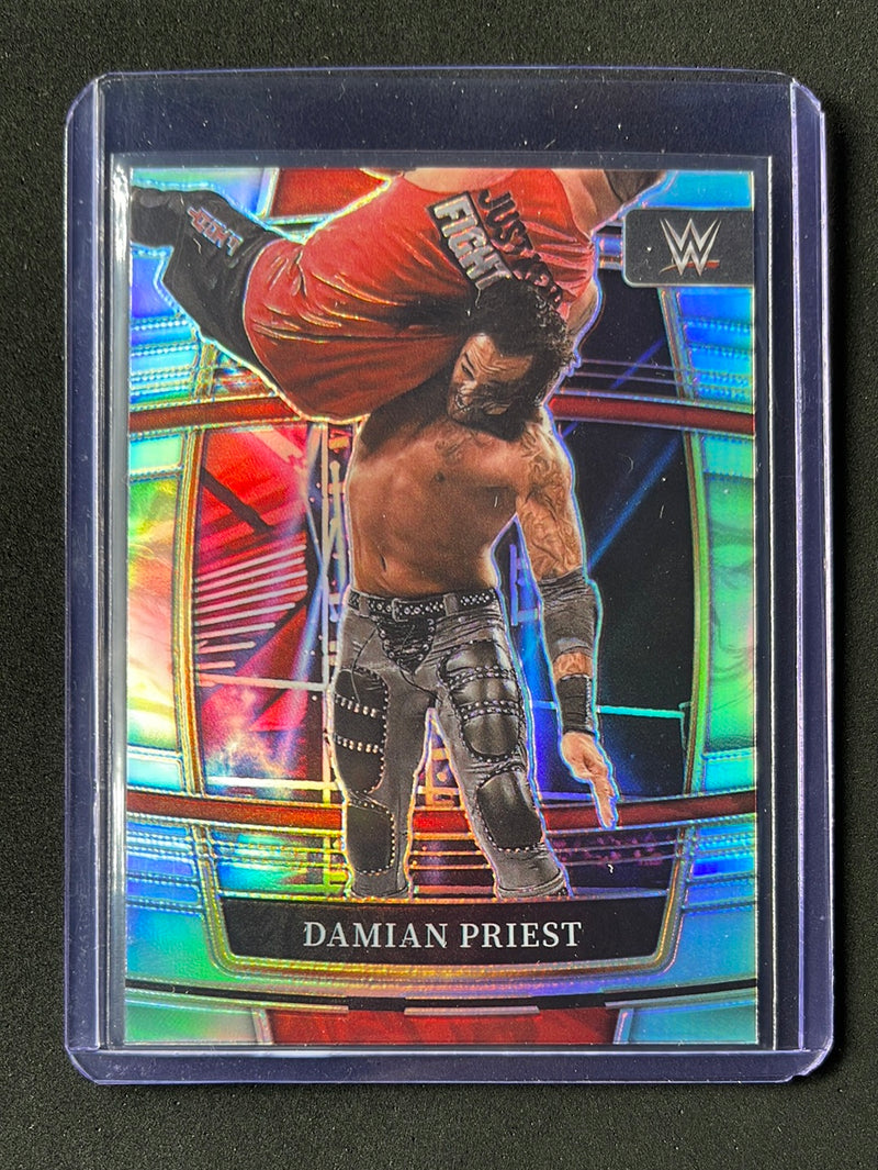 2022 Panini Select WWE Damian Priest Concourse Silver Prizm