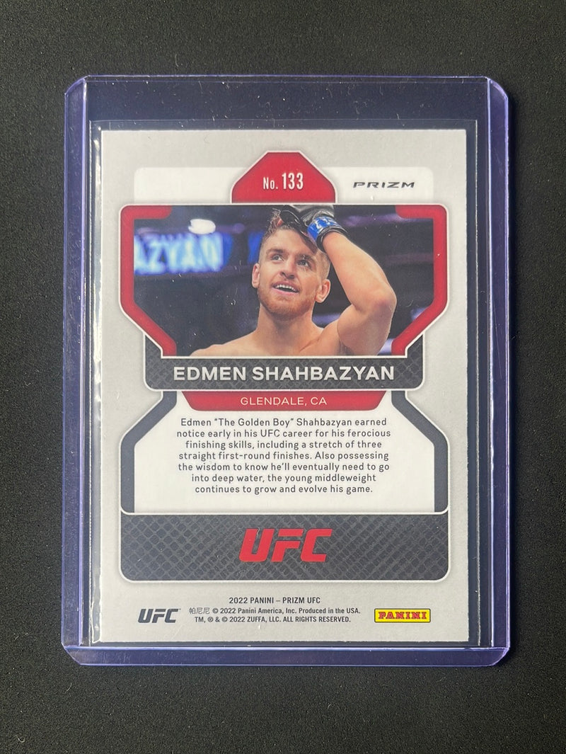 2022 Panini Prizm UFC Edmen Shahbazyan Silver