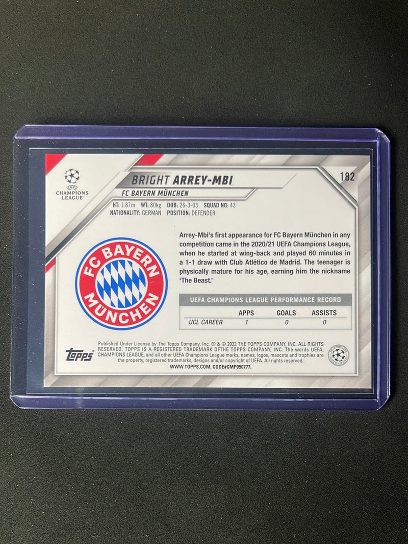 2021-22 Topps UEFA Champions League Bright Arrey-Mbi Starball