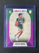 2020-21 Panini NBA Hoops Jordan Nwora Purple